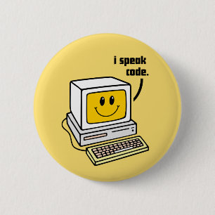 Ik spreek code ronde button 5,7 cm