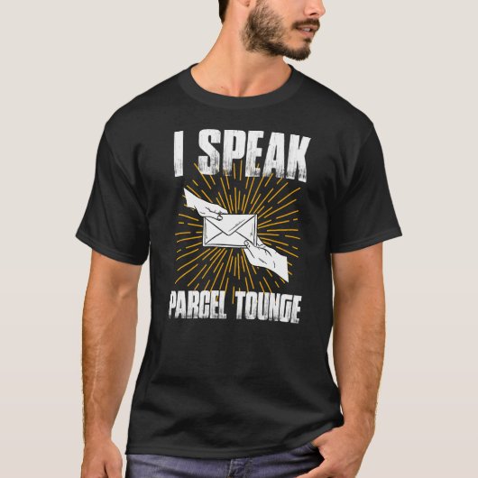 Ik spreek de postboorder van Parcel T-shirt (Voorkant)