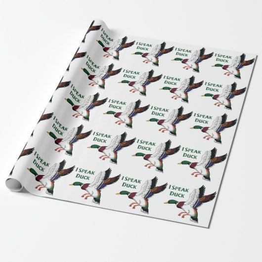 Ik spreek Duck Cadeaupapier (Uitgerold)