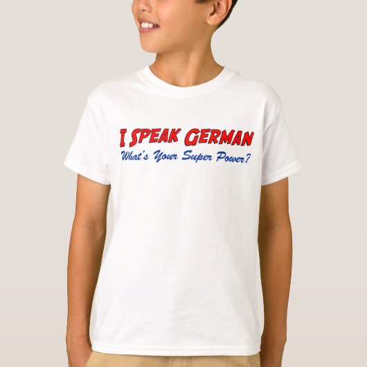 Ik spreek Duits T-shirt (Voorkant)