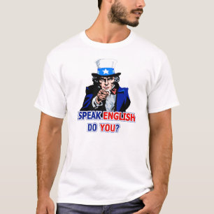 Ik spreek Engels Basic T Shirt