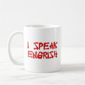 Ik spreek Engels Koffiemok (Links)