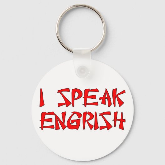 Ik spreek Engels Sleutelhanger (Voorkant)