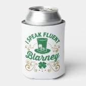 Ik spreek Fluent Blarney St Patricks Day Irish Blikjeskoeler (Blikje Voorkant)