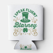 Ik spreek Fluent Blarney St Patricks Day Irish Blikjeskoeler (Achterkant)