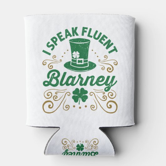 Ik spreek Fluent Blarney St Patricks Day Irish Blikjeskoeler (Achterkant)