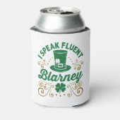 Ik spreek Fluent Blarney St Patricks Day Irish Blikjeskoeler (Blikje Achterkant)