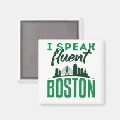 Ik spreek Fluent Boston Bostonian Accent Magneet (Voorkant / Achterkant)