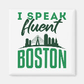 Ik spreek Fluent Boston Bostonian Accent Magneet (Voorkant)