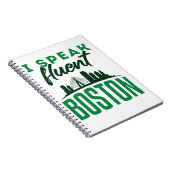 Ik spreek Fluent Boston Bostonian Accent Notitieboek (Rechterzijde)