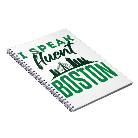 Ik spreek Fluent Boston Bostonian Accent Notitieboek (Rechterzijde)