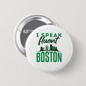 Ik spreek Fluent Boston Bostonian Accent Ronde Button 5,7 Cm (Voorkant /achterkant)