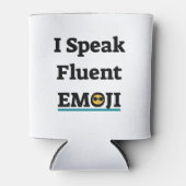 Ik spreek Fluent Emoji Blikjeskoeler (Voorkant)
