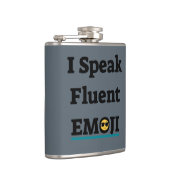 Ik spreek Fluent Emoji Heupfles (Rechts)