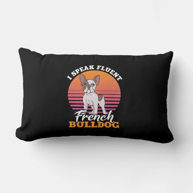 Ik spreek Fluent French Bulldog Frenchie Clos Gift Kussen (Voorkant)