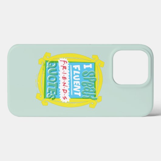 Ik spreek Fluent FRIENDS™ Citaten - Peephole Case-Mate iPhone Case (Achterkant (horizontaal))