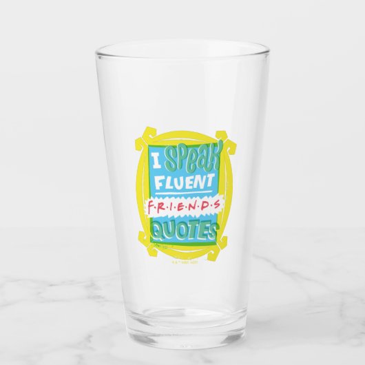Ik spreek Fluent FRIENDS™ Citaten - Peephole Glas (Voorkant)