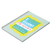 Ik spreek Fluent FRIENDS™ Citaten - Peephole Notitieboek (Linkerzijde)