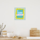 Ik spreek Fluent FRIENDS™ Citaten - Peephole Poster (Keuken)