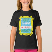 Ik spreek Fluent FRIENDS™ Citaten - Peephole T-shirt (Voorkant)