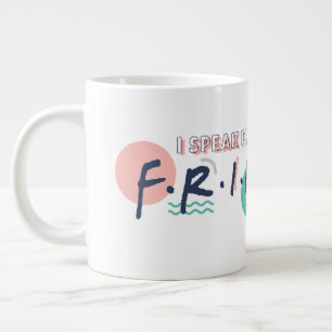 Ik spreek Fluent FRIENDS™ Quottes Grote Koffiekop