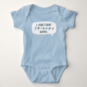 Ik spreek Fluent FRIENDS™ Quottes Romper (Voorkant)