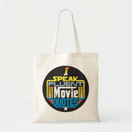 Ik spreek Fluent Movie Quottes Bag Tote Bag (Voorkant)