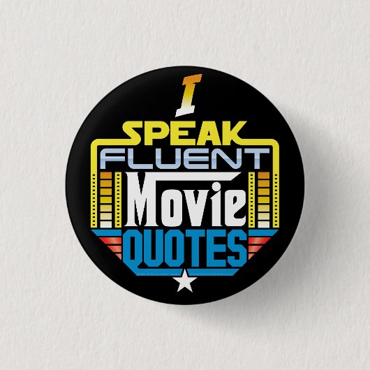Ik spreek Fluent Movie Quottes Button (Voorkant)