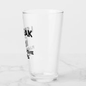 Ik spreek Fluent Movie Quottes Glas (Links)