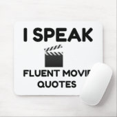 Ik spreek Fluent Movie Quottes Muismat (Met muis)