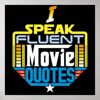 Ik spreek Fluent Movie Quottes Poster
