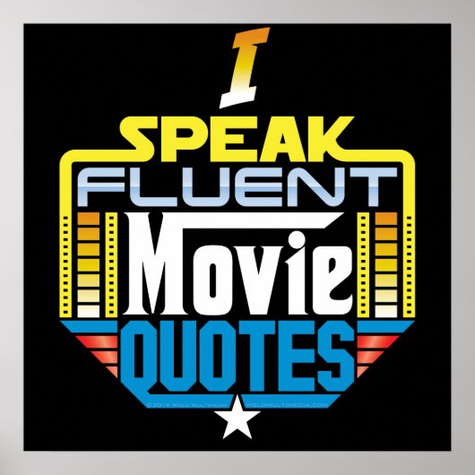 Ik spreek Fluent Movie Quottes Poster (Voorkant)