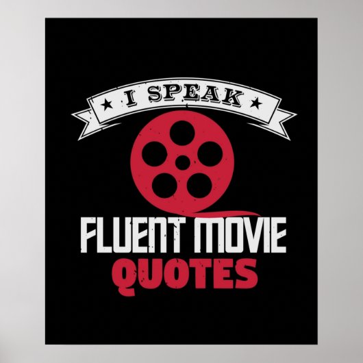 Ik spreek Fluent Movie Quottes Poster (Voorkant)