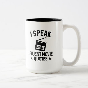 Ik spreek Fluent Movie Quottes Tweekleurige Koffiemok
