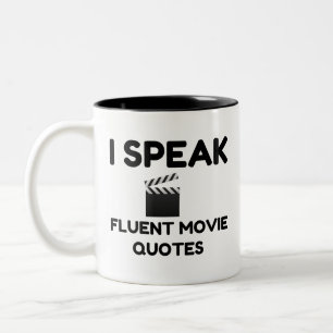 Ik spreek Fluent Movie Quottes Tweekleurige Koffiemok
