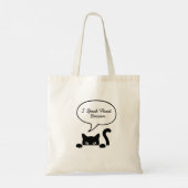 Ik spreek Fluent Sarcasm Funny Quote Tote Bag (Achterkant)