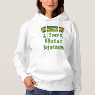 Ik spreek Fluent Sarcasm Hoodie