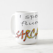 Ik spreek Fluent Sarcasm Koffiemok (Voorkant links)