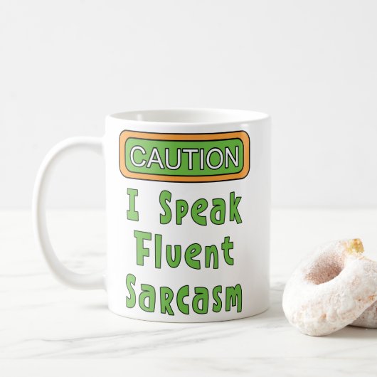 Ik spreek Fluent Sarcasm Koffiemok (Met donut)