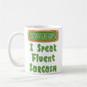 Ik spreek Fluent Sarcasm Koffiemok (Links)