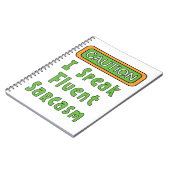 Ik spreek Fluent Sarcasm Notitieboek (Linkerzijde)