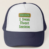 Ik spreek Fluent Sarcasm Trucker Pet (Voorkant)