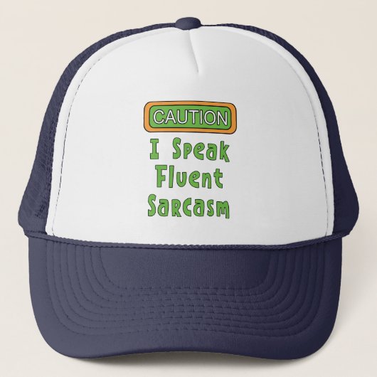 Ik spreek Fluent Sarcasm Trucker Pet (Voorkant)