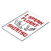 Ik spreek Fluent Shiatsu Massage Therapist LMT Notitieboek (Linkerzijde)