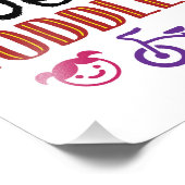 Ik spreek Fluent Toddler Daycare Teacher Foto Afdruk (Hoek)