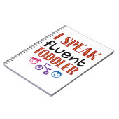 Ik spreek Fluent Toddler Daycare Teacher Notitieboek (Linkerzijde)