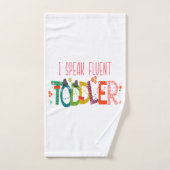 Ik spreek Fluent Toddler - mam, dagschoolcadeau Bad Handdoek (Handdoek)