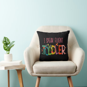 Ik spreek Fluent Toddler - mam, dagschoolcadeau Kussen