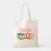 Ik spreek Fluent Toddler - mam, dagschoolcadeau Tote Bag (Achterkant)