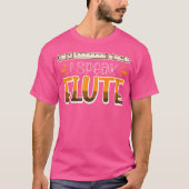 Ik spreek fluit t-shirt (Voorkant)